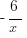 -6/x