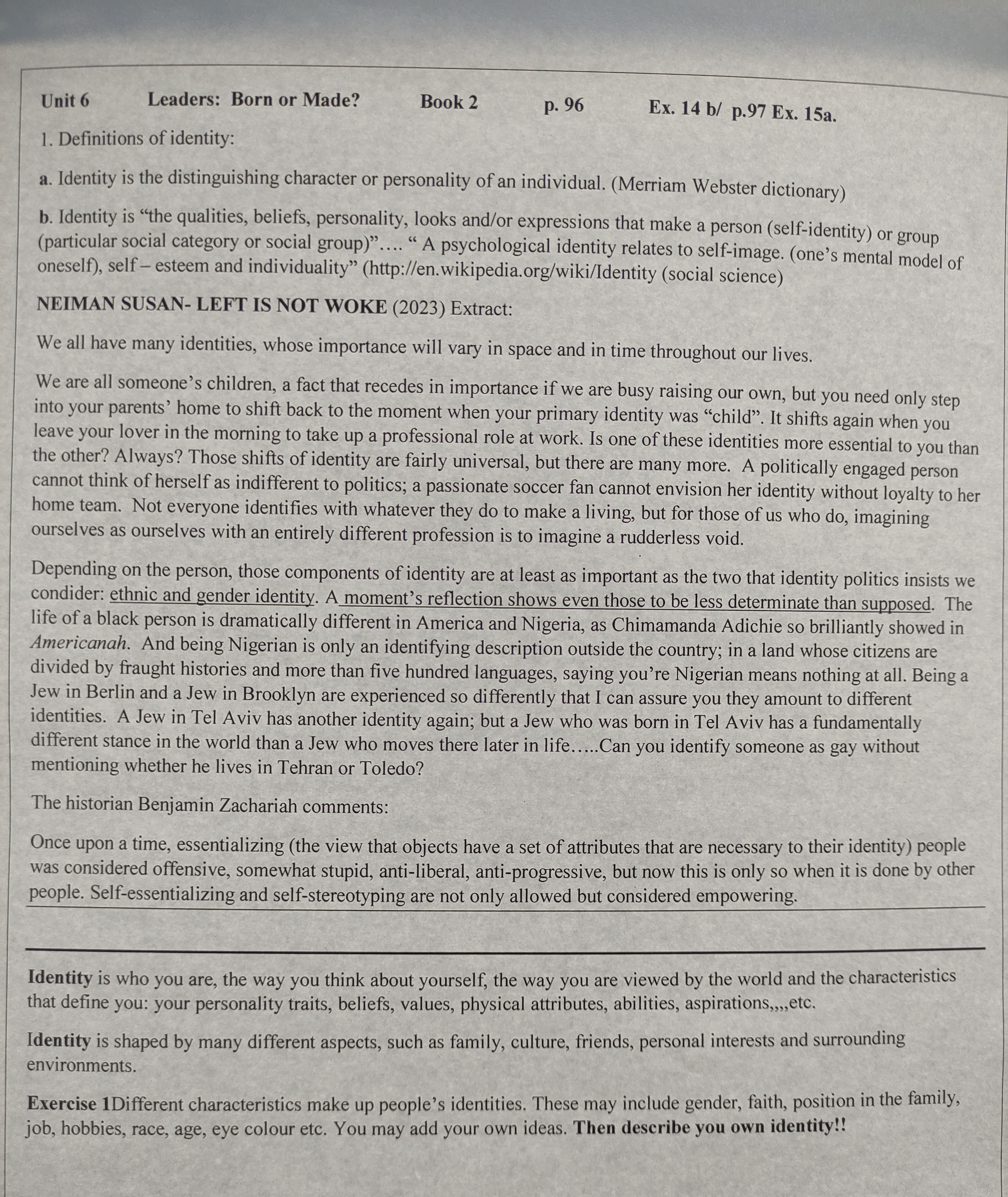 Unit 6_Identity