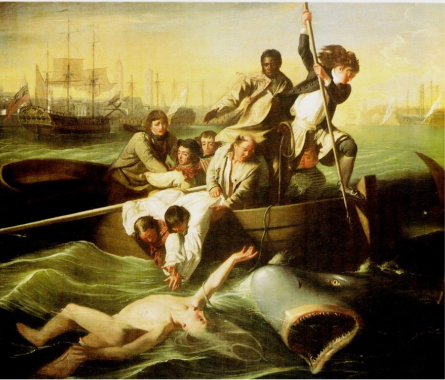 John Singleton Copley, Ο Watson και ο Καρχαρίας, 1778, Ελαιογραφία, Μουσείο καλών Τεχνών Βοστώνης